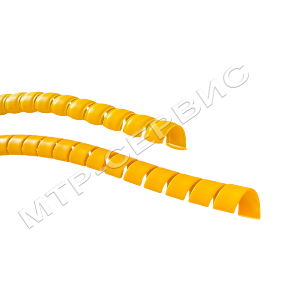 Защитная спираль облегчённая желтая 13-18