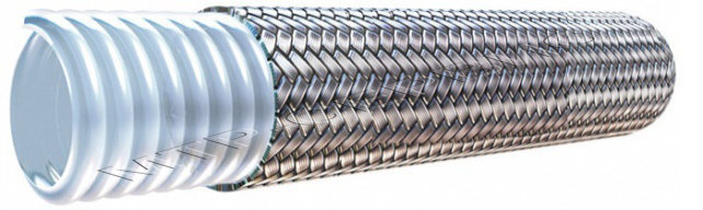 Рукав гофрированный ду10 PTFE 150bar (-54°+260°С) Рукав гофрированный ду10 PTFE 150bar (-54°+260°С)